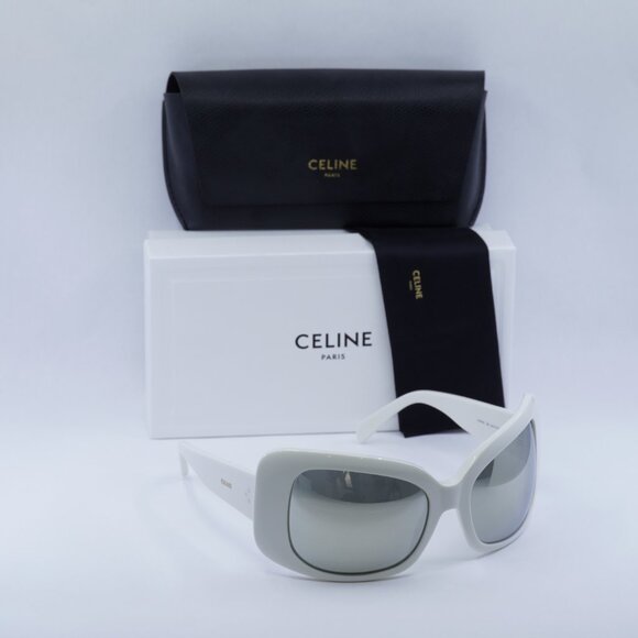 Final Price! Celine CL40224I 25C White Sunglasses - Picture 6 of 11
